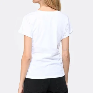 Maison Labiche Tee-shirt Chateau Nuit D’Ete Coton Bio Blanc 15