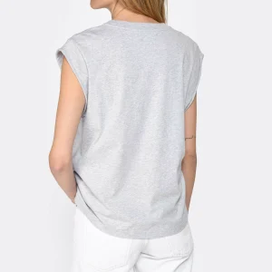 Maison Labiche Tee-shirt Sedaine Out Of Office Coton Bio Gris 15