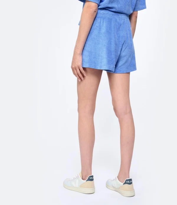 Maison Labiche Short Trousseau Mini Club Vacances Coton Bio Bleu 5