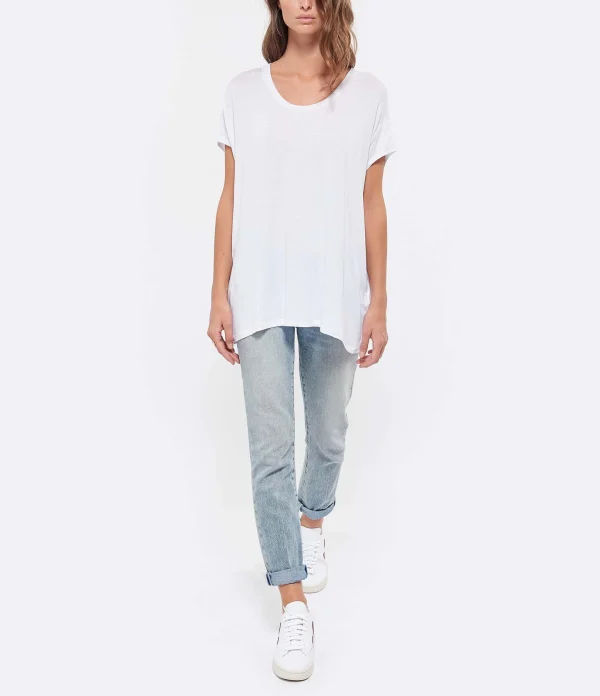 MARGAUX LONNBERG Tee-shirt Marlow Blanc 4