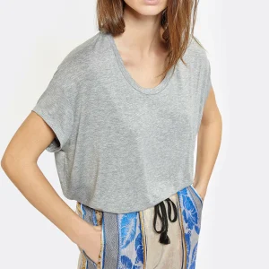 MARGAUX LONNBERG Tee-shirt Marlow Gris 8