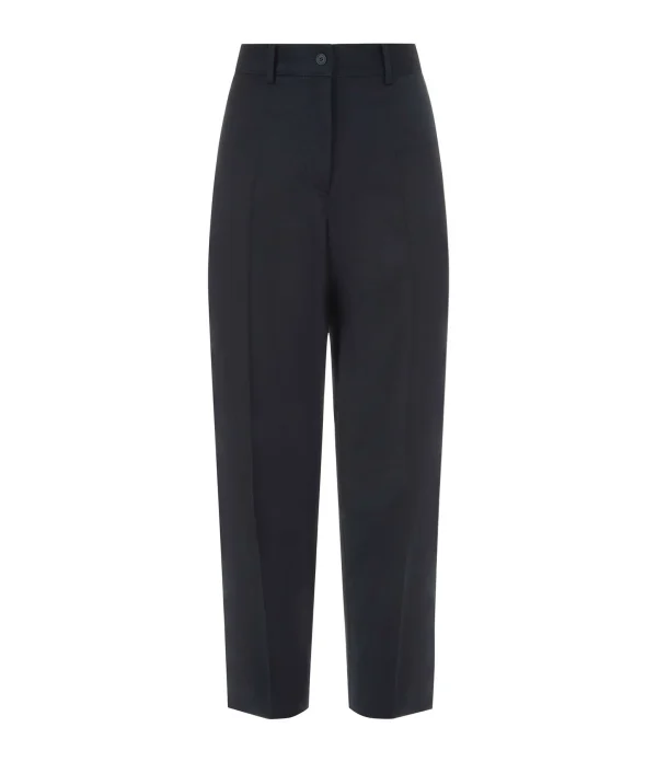 MARGAUX LONNBERG Pantalon Anatole Laine Vierge Navy 1