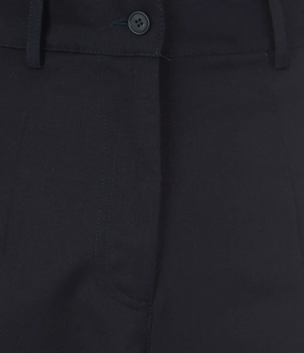 MARGAUX LONNBERG Pantalon Anatole Laine Vierge Navy 3