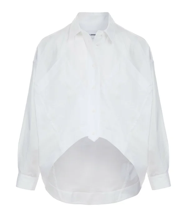 MARGAUX LONNBERG Chemise Astin Coton Blanc 1