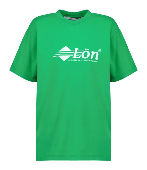 MARGAUX LONNBERG Tee-shirt Alper Coton Vert 1