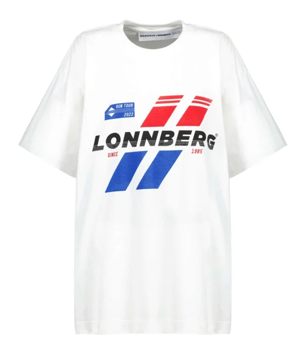 MARGAUX LONNBERG Tee-shirt Odgy Coton Blanc 1