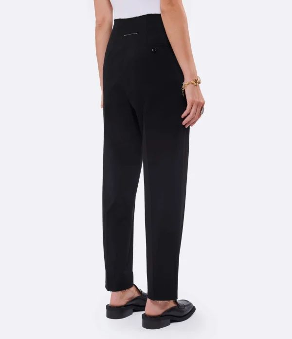 MM6 Maison Margiela Pantalon à Pinces Noir 6