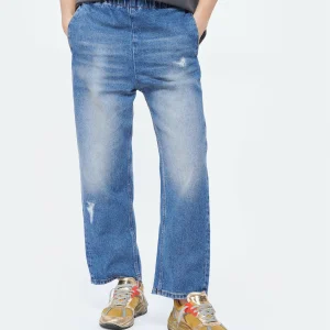 MM6 Maison Margiela Pantalon Denim Coton Bleu 14