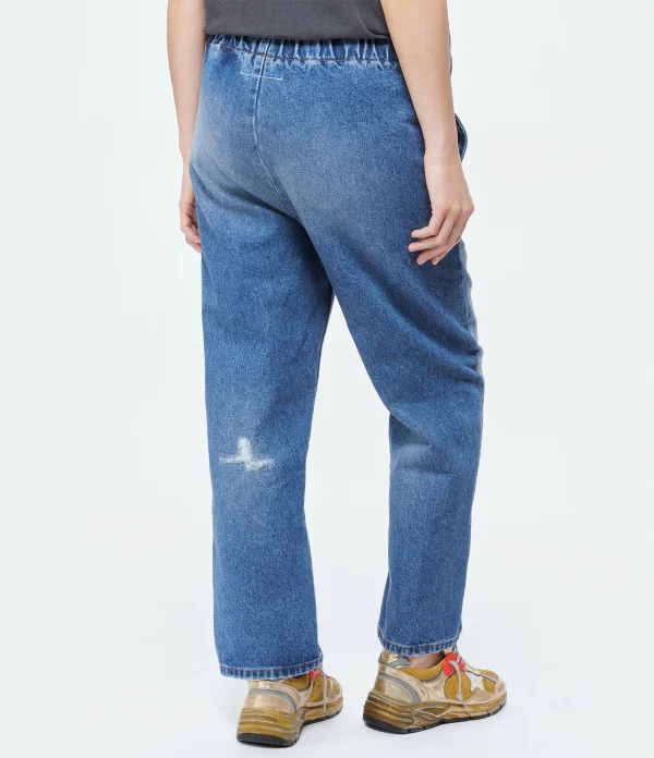 MM6 Maison Margiela Pantalon Denim Coton Bleu 6