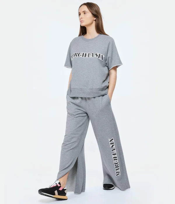 MM6 Maison Margiela Jogging Coton Gris Foncé 5