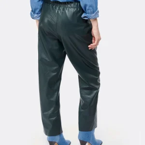 MM6 Maison Margiela Pantalon Cuir Vert 16