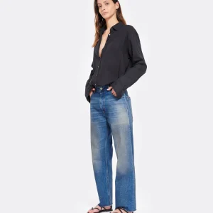 MM6 Maison Margiela Pantalon Denim Coton Bleu Moyen 11