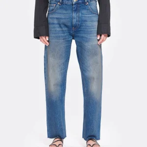 MM6 Maison Margiela Pantalon Denim Coton Bleu Moyen 13