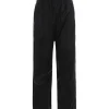 MM6 Maison Margiela Pantalon Droit Simili Cuir Noir 31