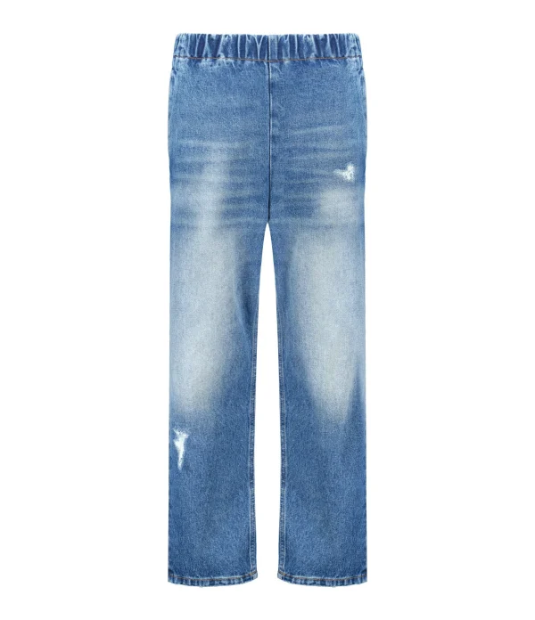 MM6 Maison Margiela Pantalon Denim Coton Bleu 1