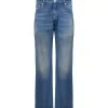 MM6 Maison Margiela Pantalon Denim Coton Bleu Moyen 17