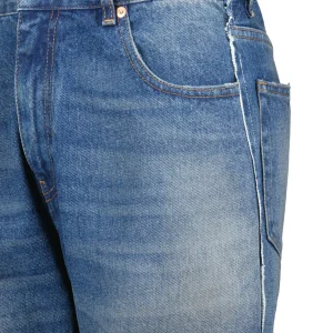 MM6 Maison Margiela Pantalon Denim Coton Bleu Moyen 9