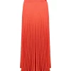 MM6 Maison Margiela Jupe Midi Orange 14