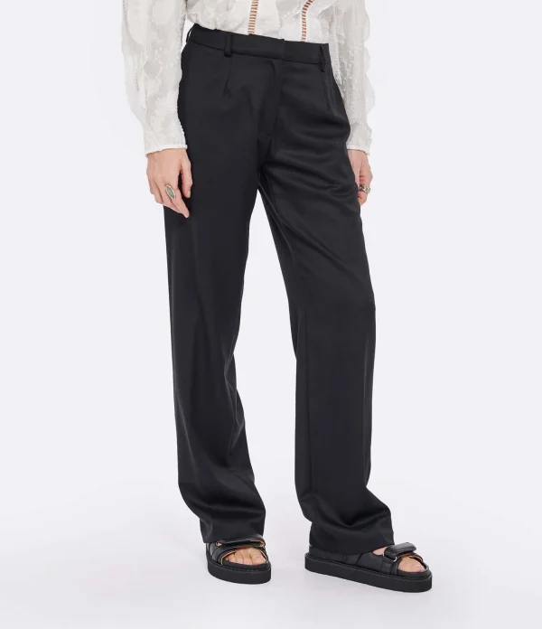 Modetrotter Pantalon Firmin Thorens Laine Noir 5