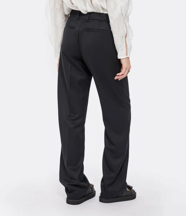 Modetrotter Pantalon Firmin Thorens Laine Noir 6