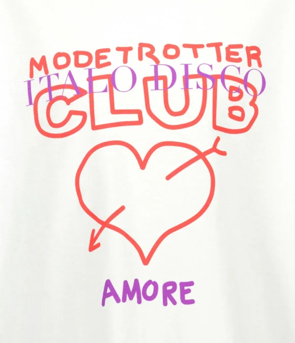 Modetrotter Tee-shirt Neo Soorts Seri Coton Blanc 3