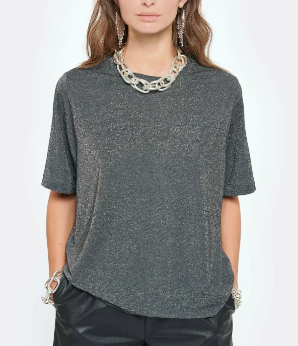 Momoni Tee-shirt Iora Gris 4