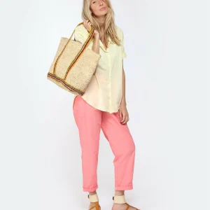 Momoni Pantalon Idaho Coton Corail 12