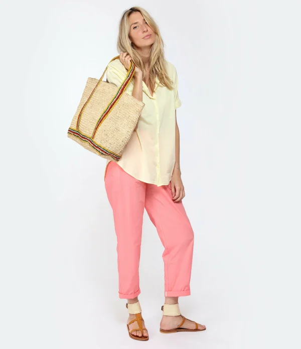 Momoni Pantalon Idaho Coton Corail 4