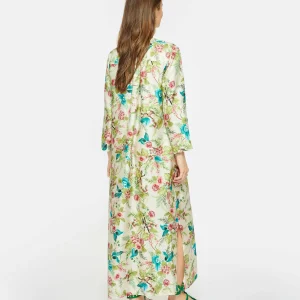 Momoni Robe Janie Soie Fleur 12