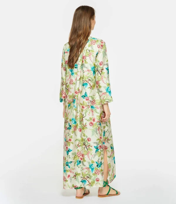 Momoni Robe Janie Soie Fleur 5