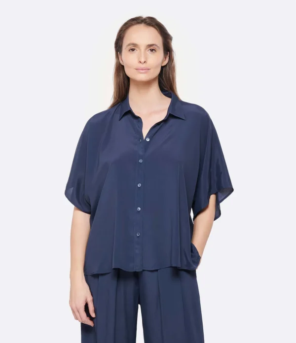 Momoni Chemise Brooklyn Bleu Nuit 4