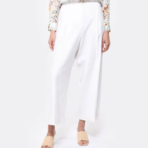 Momoni Pantalon Grecale Blanc 11