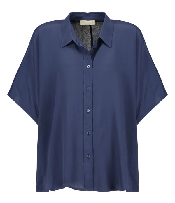 Momoni Chemise Brooklyn Bleu Nuit 1