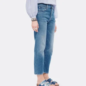 MOTHER Jean The Ditcher Crop Denim Running With Scissor 14