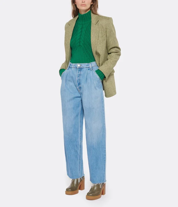 MOTHER Jean The Double Pleat Denim Nothing Else Like It 4