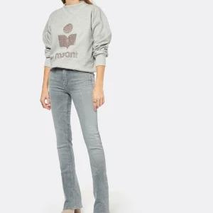 MOTHER Jean The Runaway Skinny Flare Denim Daytona Nights 21