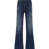 MOTHER Jean The Hustler Roller Heel Denim High Fidelity 20