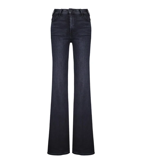 MOTHER Jean The Hustler Roller Heel Denim Deep End 1