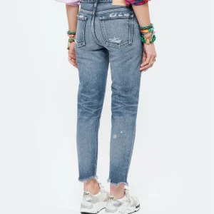 MOUSSY VINTAGE Jean Merry Tapered Denim Bleu 16