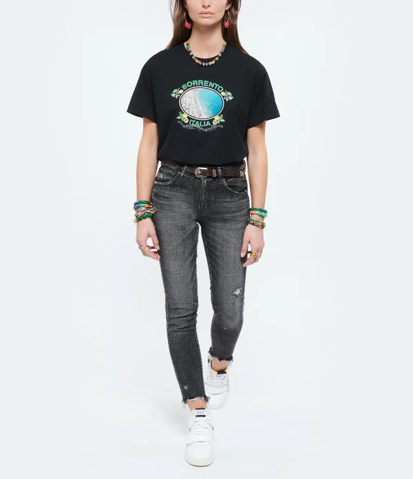 MOUSSY VINTAGE Jean Checotah Skinny Denim Noir 4