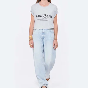 MOUSSY VINTAGE Jean Blue Villas Wide Denim Bleu Clair 18