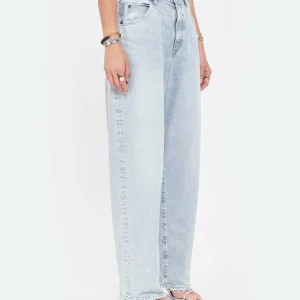 MOUSSY VINTAGE Jean Blue Villas Wide Denim Bleu Clair 20