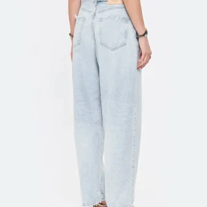 MOUSSY VINTAGE Jean Blue Villas Wide Denim Bleu Clair 22