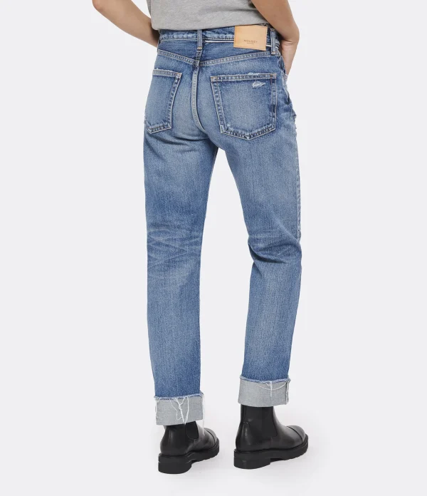 MOUSSY VINTAGE Jean Franconia Straight Denim Bleu 6