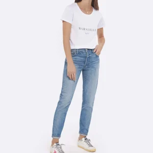 MOUSSY VINTAGE Jean Evans Tapered Denim Bleu 11