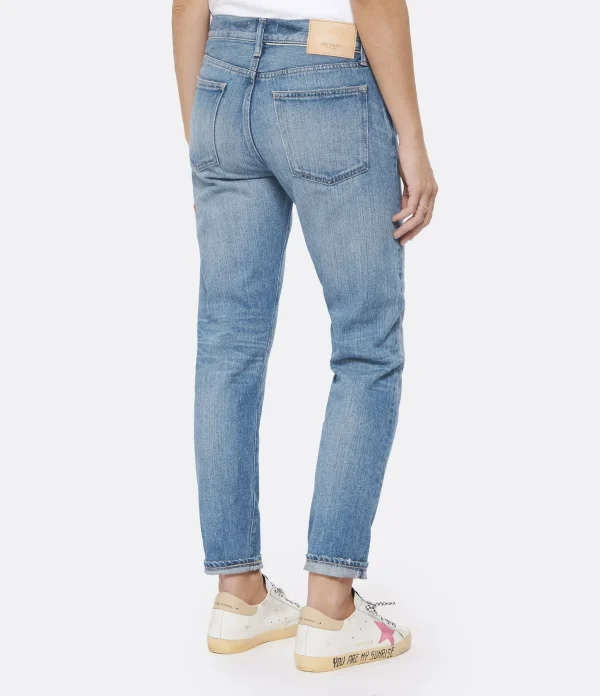 MOUSSY VINTAGE Jean Evans Tapered Denim Bleu 6