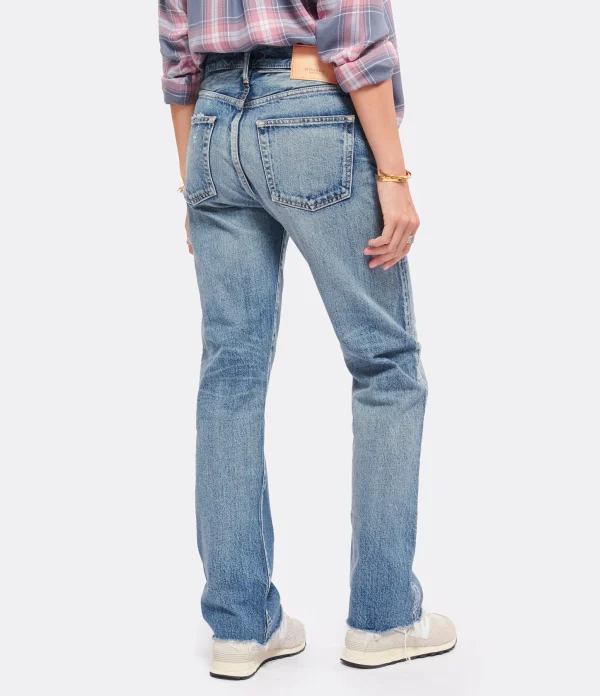 MOUSSY VINTAGE Jean Sawdust Straight Denim Bleu 7