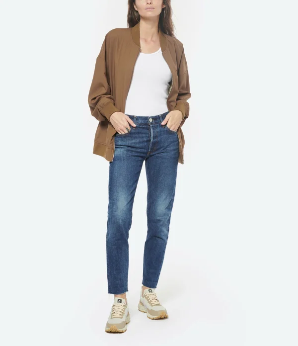 MOUSSY VINTAGE Jean Wilbur Tapered Denim Bleu 7