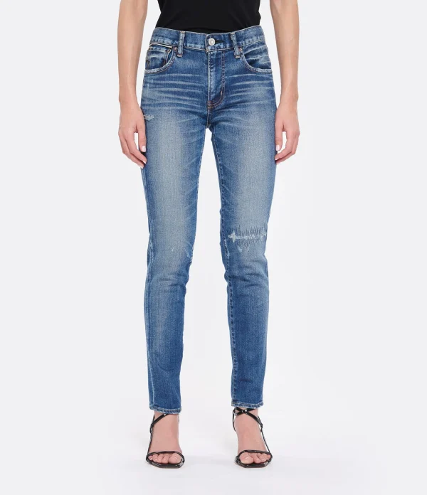 MOUSSY VINTAGE Jean MV Edgerton Skinny-L Denim Bleu Foncé 5