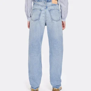 MOUSSY VINTAGE Jean MV Brighton Wide Straight Denim Bleu Clair 17